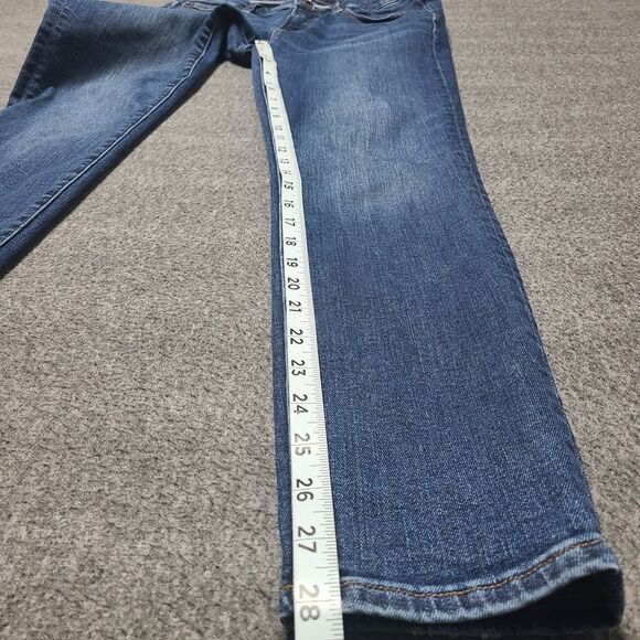 J Crew Jeans Womens 29 Blue Toothpick Slim Straight Denim Pants Mom Everyday - Picture 2 of 9
